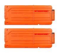 POFET 2pcs Soft Bullet Gun Clip Reserve Capacity 12 Quick-Reload Clip for Nerf Elite Series