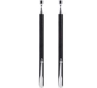 POFET 2pcs Telescopic Magnetic Pick Up Tool 26 Inches Rod Stick Extending Magnet Handheld Tool - Black