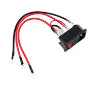 POFET 3D Printer Power Switch U-type Plug 10A 220V/110V Power Supply Switch/Adapter Socket Module with a Fuse for 3D Printer