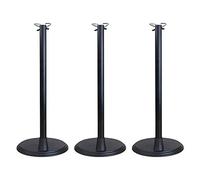 POFET 3pcs Black Adjustable Stand for 14-18 Inch American Dolls and Baby Dolls Display Holder