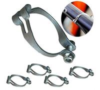 POFET 4 Sets Metal Ring Firmly to Frame MTB Bike Cable Guide Brake Shift Derailleur Base Guide Clip Fitting Line Tube Housing Durable 34.9mm