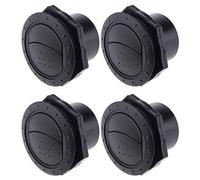 POFET 4pcs Dashboard Air Conditioning Deflector Outlet Side Roof Vent for Car RV Boats Yacht