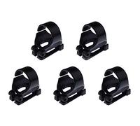 POFET 5 Pack Scuba Dive Universal Plastic Clip Snorkel Keeper Tube Holder,Universal Snorkel Holder Clip, High Performance Air Tube Keeper Snorkel Retainer, Black