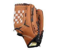 POFET Baseball Glove, Sports Batting Gloves with Baseball PU Leather Left Hand Catcher's Mitt, Adjustable and Comfortable 11.5 inch Left Hand Glove for Kids Youth Adults