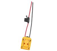 POFET Battery Adapter Power Wheels Adaptor for Dewalt 18-20V Battery Dock Power Connector with Switch Fuse for RC Car Toys Robotics