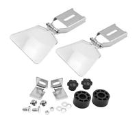 POFET Bench Grinder Eyeshield,2Pcs Bench Grinder Eyeshield 304 Small Stainless Steel Case Tool Shield Attachment Accessories