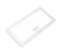 POFET Car Visor Vanity Mirror,Dimmable Touch Control Sun Visor Mirror,Rechargeable Car Makeup Mirror with LED Lights for Car Truck SUV Rear View Mirror Sun (White)