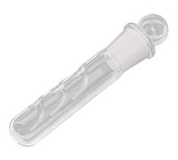 POFET Crystal Glass Planaria Trap Worm Catch Pen Shrimp Leeches Catcher - Transparent, Three Holes