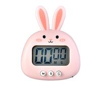 POFET Cute Rabbit Kitchen Timer LED Magnetic Cartoon Digital Cooking Timer for Kitchen Classroom Cooking Reading Gym etc