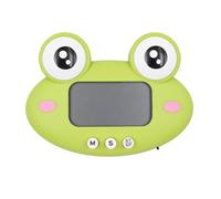POFET Digital Kitchen Timer LCD Large Cute Cartoon Animal Countdown Timer for Cooking Bake Sport Game（Green