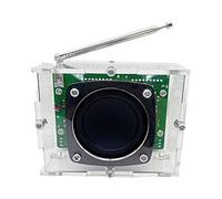 POFET DIY Electronic Speaker Soldering Kit Bluetooth Kit with FM Radio, Mini Home Stereo Sound Amplifier,DIY Radio Kits Speaker Box with Remote Control