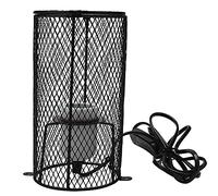 POFET E27 Pet Ceramic Heating Lamp Heater Holder Reptile Infrared Heat Bulb Holder with Anti-hot Bracket for Lizard Turtle