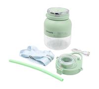 POFET Electric Juicer Mini Portable Blender, Fresh Juice Blender Crush Ice Smoothies Sauces Juices, Dual-Use Water Bottle with Straw for Outdoor Sports