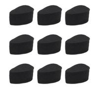 POFET Face Paint Sponge Face Paint Half Moon Black Sponge Tall 10 Piece for Artwork and Body Painting