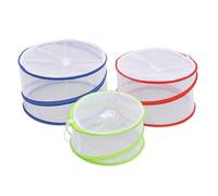 POFET Food Covers Collapsible Pop-Up Mesh Screen Reusable,3 Sizes Kitchen Outdoor Summer Picnic Bugs, Mosquitoes, Insects Fly Protector Mesh Reusable Net
