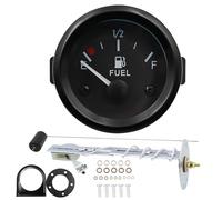 POFET Fuel Level Indicator, 12V E-1/2-F Pointer Universal Fuel Tank Indicator Oil Level Sensors With LED Backlight For Cars, RVs, Yachts, Boats, Motorcycles