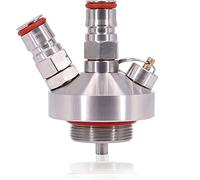 POFET Keg Beer Dispenser, Merrday 304 Stainless Steel Mini Keg Beer Growler Spear Tap Dispenser for Craft Beer Growler