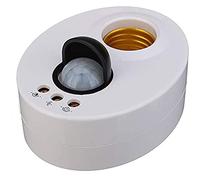 POFET LED Light AC110V -240V E27 LED Bulb Base Infrared IR Sensor Automatic Wall Light Lamp Holder Socket PIR Motion Switch Detector