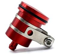 POFET Motorcycle Aluminum Brake Clutch Fluid Reservoir Front or Rear Oil Cup For CBR 125R 150R 1000RR 1100R GROM MSX12 ect. - Red