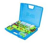 POFET Physics Electric Circuit Learning Starter Kit, Science Lab Basic Electricity Magnetism Experiment Education Kits Set for Junior Senior High School Students Electromagnetism Exploration