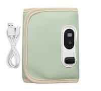 POFET Portable Milk Bottle Warmer USB Heating Bottle Warmer with LCD Display Milk Heat Keeper for Outdoor Car Travel