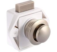 POFET Push Button Latch Cabinet Furniture Cupboard Keyless Door Lock Catch for RV Caravan Motorhome Camper (White)