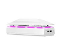 POFET Roof Cooling Fan for PS5 with 3 Levels Adjustable Speed 2 USB Port Compatible with PS5 Console