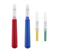 POFET Seam Ripper, 4 pcs Seam Rippers Stitch Unpicker Plastic Handle Sewing Stitch Colorful Handy Stitch Thread Ripper Sewing Tools