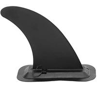 POFET Surf Center Fin, Surf SUP Fin Longboard Surfboard Stand Up Paddle PVC Detachable Center Fin-Black