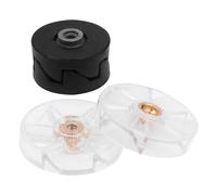 POFET Top Base Gear, Top Base Plastic Gear Replacement Parts,Blender Part,2 Blade Rubber Gears and 2 Motor Base Top Gears,Compatible with Nutribullet 600W 900W Blender Juicers