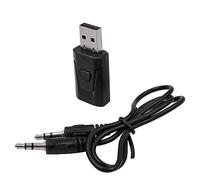 POFET USB Audio Bluetooth 5.0 Transmitter Receiver With Hands-Free Function with 3.5mm AUX Connector for TV Speaker Bluetooth Headset