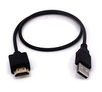 POFET USB to HDMI cable 0.5m USB 2.0 Male to HDMI Male Charger Cable Splitter Adapter