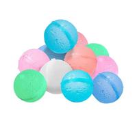 POFET Water Balloons Self Sealing 12 PCS, Reusable Refillable Water Bombs, Silicone Pool Toys for Kids Adults Outdoor Games Summer Fun Party water bomb silicone outdoor water park