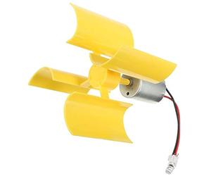 POFET Wind Power Generator - Mini Vertical Wind Turbines Blades Generator Micro Motor Wind Energy Wind Turbine Generator Kit DIY Teaching Model