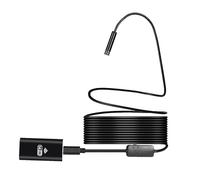 POFET Wireless Endoscope Inspection Camera, IP67 Waterproof WiFi Endoscope Camera with Lights, 1280P HD Semi-Rigid Snake Cable Camera support IOS Android Windows