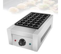 Poffertjes Machine-Commercial Electric Takoyaki Maker,84 Holes Mini Pancake Maker Machine,Nonstick Stainless Steel Easy to Clean Fish Ball Grill for Mobile Food Stalls(28)