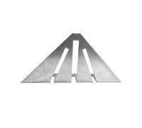 pofluany 3D Angle Measurement Tool and Carpenters Square, Precision Scribing Tool and Multifunctional Marking Level Ruler, Joiners Square and Measuring & Layout Tools for Timber 25cm