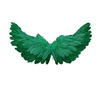 pofluany Angel Wings Fairy Angel Wing Fallen Angels Wings Halloween Fancy Dress Costume for Adult Kids Women Girls Performance Carnival Stage Halloween Christmas Birthday Party Green