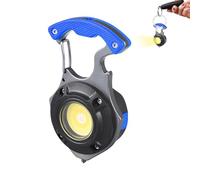 pofluany Keyring Torch, Pocket Torch Keychain Light Portable Keychain Led Torch with Bottle Opener Window Hammer Compact Led Work Light Multifunctional Emergency Tool Small Gifts For Men Blue2