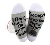 POFULL Book Inspired Gift Book Lover Merchandise Literary Gift Reader Novels Socks, Maybe Ros Pold, One Size
