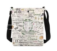 POFULL Bookish Merch Romance Book Lover Adjustable Strap Bag Tommen Gift Rugby College Inspired Crossbody Bag, Hiloverboy