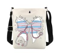 POFULL L&D Nurse Gift Doula Nurse Messenger Bag Nicu Nurses Gift Labor and Delivery Crossbody Bag, It's a Good Day