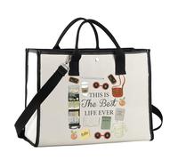POFULL Pioneer Gift Pioneers JW Witnesses Best Life Tote Bag This Is The Best Life Ever Reusable Grocery Bag, Best Life Ever Ltote