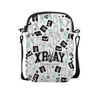 POFULL Radiology Tech Messenger Bag X-ray Radiology Gift Future X-Ray Tech Gift X-ray Technologist Crossbody Bag, X-ray Technologist, 0
