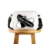 POFULL Tap Dance Gift Dancer Teacher Gift Tap Dancing Shoes Gift Everyday I'm Shufflin' Crossbody Bag, I'm Shufflin