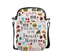 POFULL TV Show Lover Gift Scarecrow Princess Inspired Gift These Are A Few Of My Favorite Things Crossbody Bag, Favourite No Place