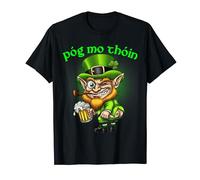 Pog Mo Thoin funny cheeky Irish leprechaun Tee T-Shirt