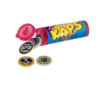 Pog Retro Kaps Neon Red Storage Tube Starter Set Game Includes: 20 Pogs & 2 Exclusive Slammers