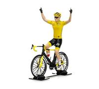 - Pogacar Cyclist Yellow Jersey Winner Tour de France 2023 - compatible with SOLIDO 1/18 Figure - pogi TDF01