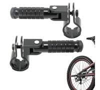 Poggiapiedi per moto - pedane per bici | Coppia di poggiapiedi posteriori per moto | Pedane pieghevoli per telaio di moto per passeggero, biciclette, scooter, motociclette